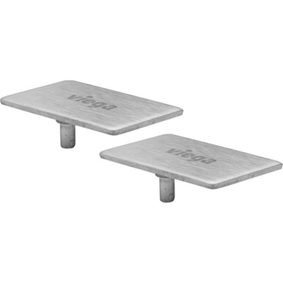 Viega RVS sierkappen (set 2 stuks) matte uitvoering