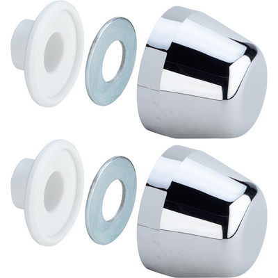 Viega set sierdoppen voor wandduoblok chroom