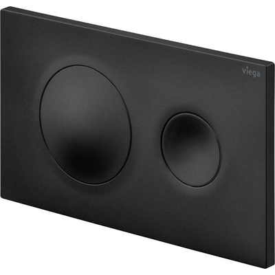Viega Prevista bedieningsplaat visign for style 20 13x22cm kunststof mat zwart
