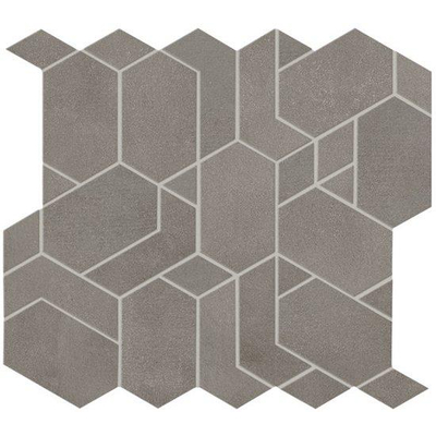 Atlas Concorde Boost Mozaiektegel - 30x35cm - 9mm - gerectificeerd - Porcellanato - Smoke (Antraciet)