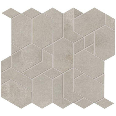 Atlas Concorde Boost Mozaiektegel - 30x35cm - 9mm - gerectificeerd - Porcellanato - Pearl (Grijs)