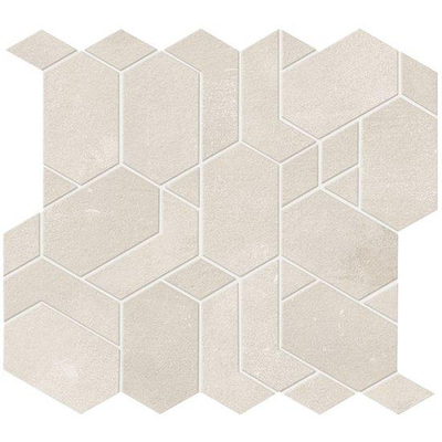 Atlas Concorde Boost Mozaiektegel - 30x35cm - 9mm - gerectificeerd - Porcellanato - White (Wit)