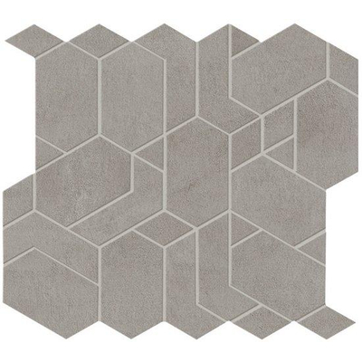 Atlas Concorde Boost Mozaiektegel - 30x35cm - 9mm - gerectificeerd - Porcellanato - Grey (Grijs)