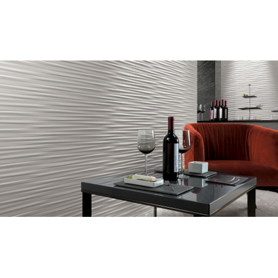 Atlas Concorde 3D Wall Design Vloer- en wandtegel - 120x50cm - 11mm - gerectificeerd - Blade White (Wit)