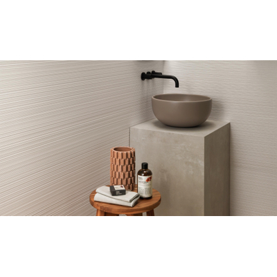 Atlas Concorde 3D Wall Carve Wandtegel - 80x40cm - 8.5mm - gerectificeerd - Chisel White (Wit)