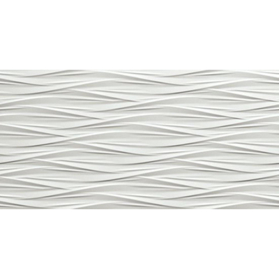 Atlas Concorde 3D Wall Design Vloer- en wandtegel - 80x40cm - 10mm - gerectificeerd - Wind White (Wit)