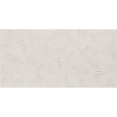 Atlas Concorde 3D Wall Carve Vloer- en wandtegel - 80x40cm - 8.5mm - gerectificeerd - Leaf Pearl (Grijs)