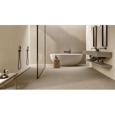 Atlas concorde Boost natural wandtegel 120x50cm 8,5cm mat rect. kaolin