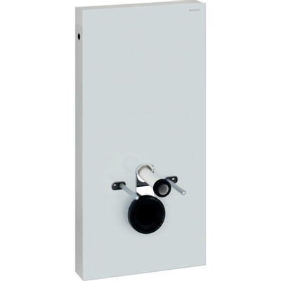 Geberit Monolith module voor wandcloset h101 glas wit aluminium