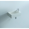 Ideavit Solidcube Fontein 40x22x10cm rechthoek 1 kraangat 1 wasbak Solid surface wit SW85923