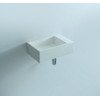 Ideavit Solidcube Fontein 40x22x10cm 0 kraangaten Solid surface mat wit SW97028