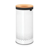 Brabantia Wasbox - 35 liter - kurkendeksel - uitneembare waszak - wit SW237300