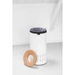Brabantia Wasbox - 35 liter - kurkendeksel - uitneembare waszak - wit SW237300