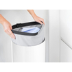 Brabantia Wasbox - 35 liter - kurkendeksel - uitneembare waszak - wit SW237300