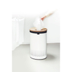 Brabantia Wasbox - 60 liter - kurkendeksel - uitneembare waszak - wit SW237308