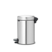 Brabantia NewIcon Pedaalemmer - 3 liter - kunststof binnenemmer - matt steel fingerprint proof SW237253