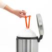 Brabantia NewIcon Pedaalemmer - 5 liter - kunststof binnenemmer - matt steel SW237265