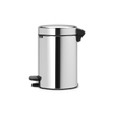 Brabantia NewIcon Pedaalemmer - 3 liter - kunststof binnenemmer - brilliant steel SW237251