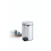 Brabantia NewIcon Pedaalemmer - 3 liter - kunststof binnenemmer - matt Steel SW237252
