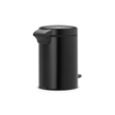 Brabantia NewIcon Pedaalemmer - 3 liter - kunststof binnenemmer - matt black SW237250