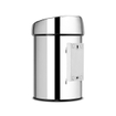 Brabantia Touch Bin Afvalemmer - wand - 3 liter - kunststof binnenemmer - brilliant steel SW237277