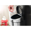 Brabantia Touch Bin Afvalemmer - wand - 3 liter - kunststof binnenemmer - matt steel fingerprint proof SW237279