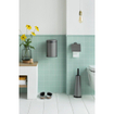 Brabantia Profile Toiletrolhouder - met klep - profile platinum SW237202