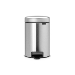 Brabantia NewIcon Pedaalemmer - 3 liter - kunststof binnenemmer - matt Steel SW237252