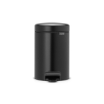 Brabantia NewIcon Pedaalemmer - 3 liter - kunststof binnenemmer - matt black SW237250