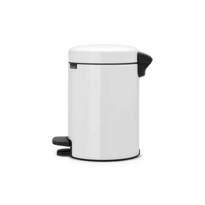 Brabantia NewIcon Pedaalemmer - 3 liter - kunststof binnenemmer - wit