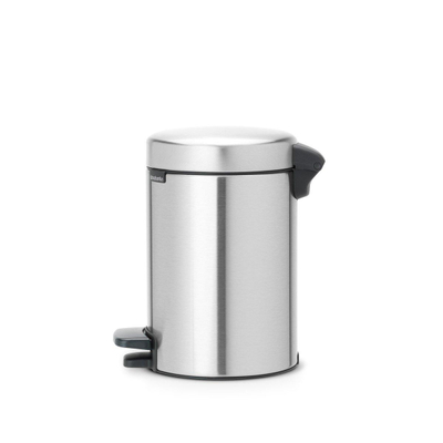 Brabantia NewIcon Pedaalemmer - 3 liter - kunststof binnenemmer - matt steel fingerprint proof