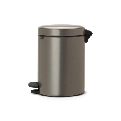 Brabantia NewIcon Pedaalemmer - 5 liter - kunststof binnenemmer - platinum