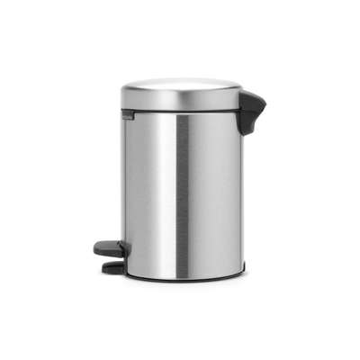 Brabantia NewIcon Pedaalemmer - 3 liter - kunststof binnenemmer - matt Steel