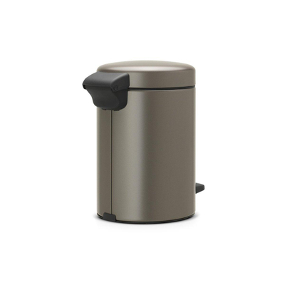 Brabantia NewIcon Pedaalemmer - 3 liter - kunststof binnenemmer - platinum