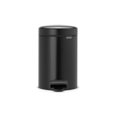 Brabantia NewIcon Pedaalemmer - 3 liter - kunststof binnenemmer - matt black