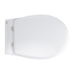 GROHE Bau keramiek toiletset met spoelrandloos en diepspoel inclusief inbouwreservoir en bedieningspaneel wit SW568393