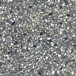 Paul & Co Ceramiche Terrazzo vloertegel - 25x25cm - 14mm - Vierkant - Casale graniglia grigio mat SW159329