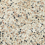 Paul & Co Ceramiche Terrazzo vloertegel - 25x25cm - 14mm - Vierkant - Casale Graniglia avorio mat SW159326