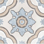 Cifre Ceramica Adobe Decor wand- en vloertegel - 20x20cm - Vierkant - 8.5mm - Basma Ivory SW203628