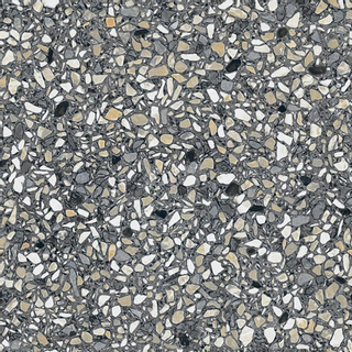 Paul & Co Ceramiche Terrazzo vloertegel - 25x25cm - 14mm - Vierkant - Casale graniglia grigio mat