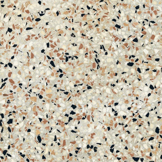 Paul & Co Ceramiche Terrazzo vloertegel - 25x25cm - 14mm - Vierkant - Casale Graniglia avorio mat