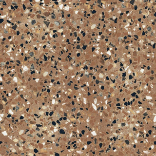 Paul & Co Ceramiche Terrazzo vloertegel - 25x25cm - 14mm - Vierkant - Casale Graniglia cotto mat