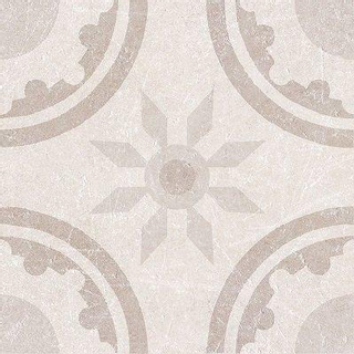 Cifre Ceramica Materia Decor wand- en vloertegel - 20x20cm - Vierkant - 8.5mm - Rim ivory