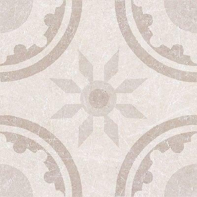 Cifre Ceramica Materia Decor wand- en vloertegel - 20x20cm - Vierkant - 8.5mm - Rim ivory