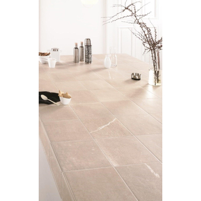 Fap Ceramiche wand- en vloertegel - 20x20cm - 9mm - Vierkant - Natuursteen look - Wit mat