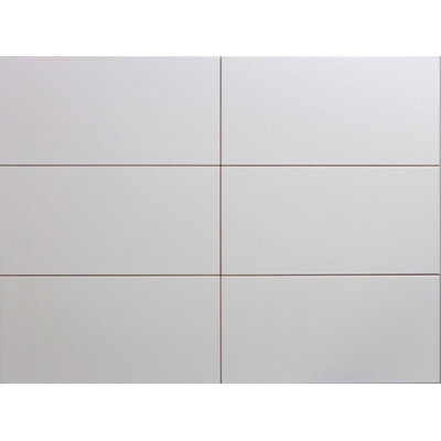 Kerabo wandtegel - 30x60cm - 9mm - Rechthoek - Wit mat