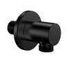Wiesbaden Wandaansluitbocht rond 1/2" mat zwart SW295966