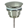 Wiesbaden Caral open afvoerplug 5/4'' geborsteld staal SW10734
