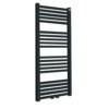 Wiesbaden Tower sierradiator antraciet 119x60cm midden onder aansluiting SW96005