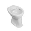 Xellanz Basic Sanit Staande verhoogde toiletpot 45.5cm AO wit SW10745